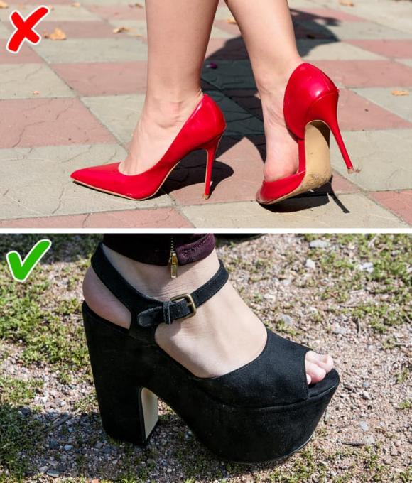 đi giày cao gót, mẹo đi giày cao gót, thời trang 