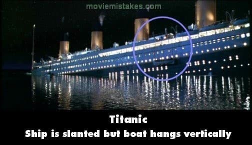  phim 'Titanic', bóc lỗi phim, tàu titanic