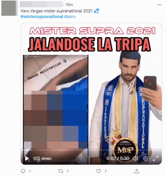 Varo Vargas, Nam vương Siêu quốc gia 2021, lộ ảnh nhạy cảm, clip nhạy cảm
