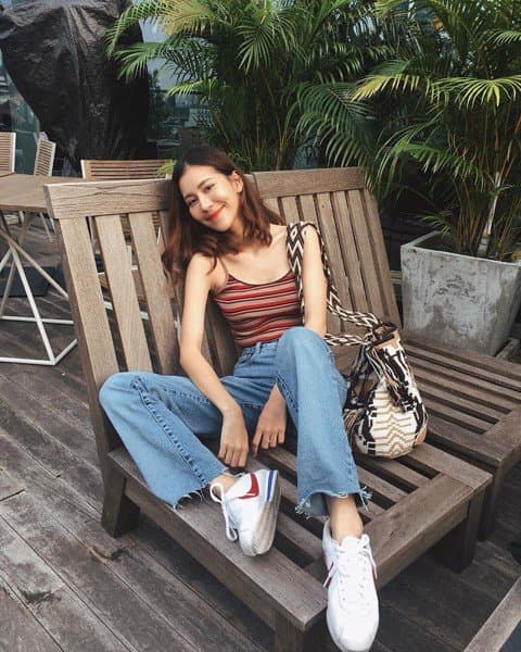 quần jean, quần jean ống rộng, thời trang 