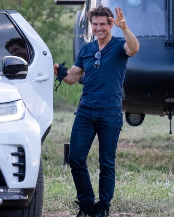 tom cruise, bù xù, râu bạc, sao hollywood 