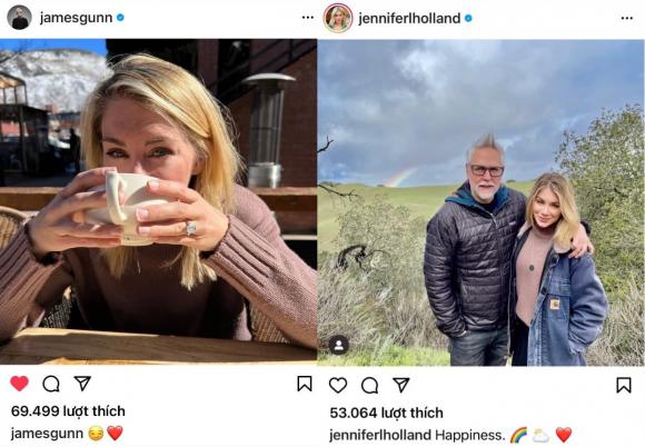 James Gunn, Jennifer Holland, sao Hollywood
