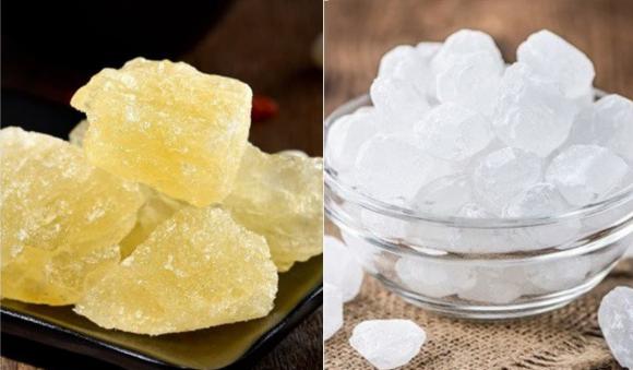 mẹo khi mua đường phèn, đường phèn, lưu ý khi mua đường phèn