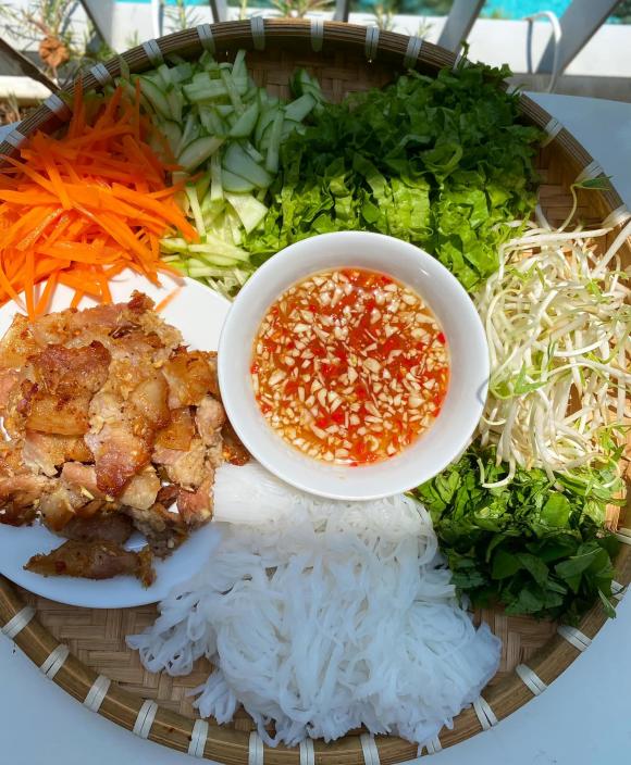 bún thịt nướng, cách làm thịt nướng, món ngon 