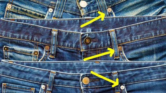đinh tán trên quần jean, quần jean, thời trang 