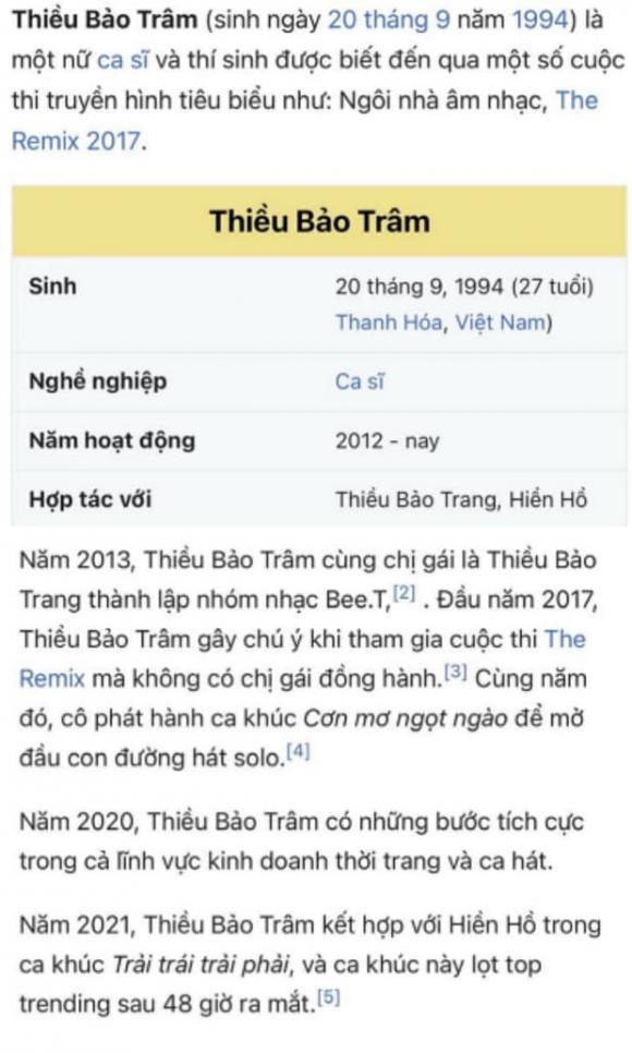 Thiều Bảo Trâm, ca sĩ Thiều Bảo Trâm, sao Việt