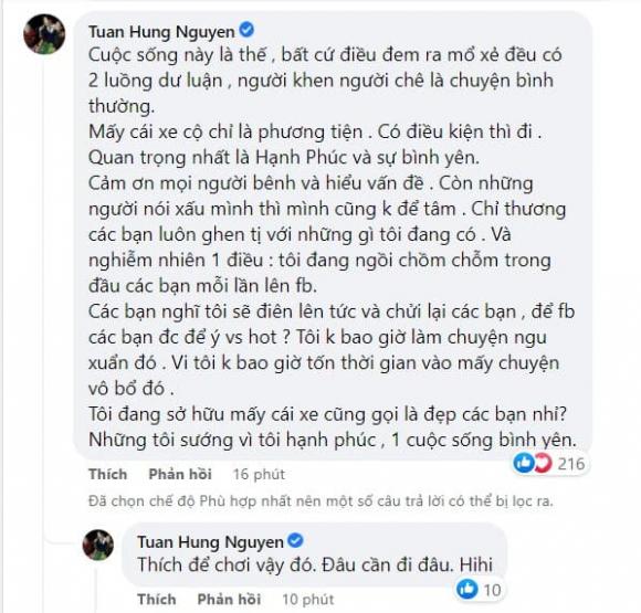 Tuấn Hưng, ca sĩ Tuấn Hưng, chạn vương, sao Việt