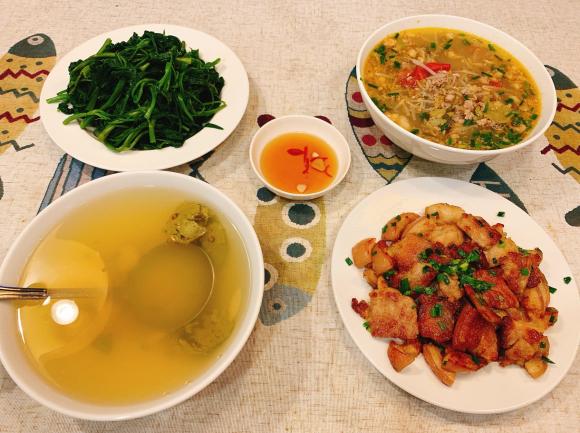 mâm cơm, mâm cơm ngon, món ngon 