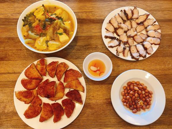 mâm cơm, mâm cơm ngon, món ngon 