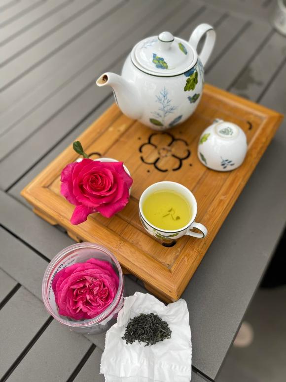 Trọng Tấn, ướp trà hoa hồng, cách ướp trà hoa hồng 
