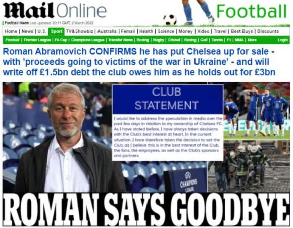 Roman Abramovich, Chelsea, bóng đá, tỉ phú, Stamford Bridge