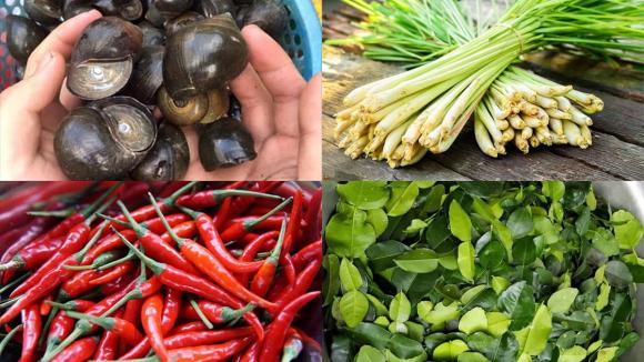 ốc bươu trộn kiểu Thái, công thức ốc bươu trộn kiểu Thái, món ngon từ ốc bươu