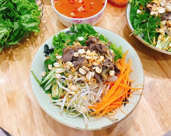 bún bò trộn Nam Bộ, công thức bún bò trộn Nam Bộ, món ngon từ thịt bò
