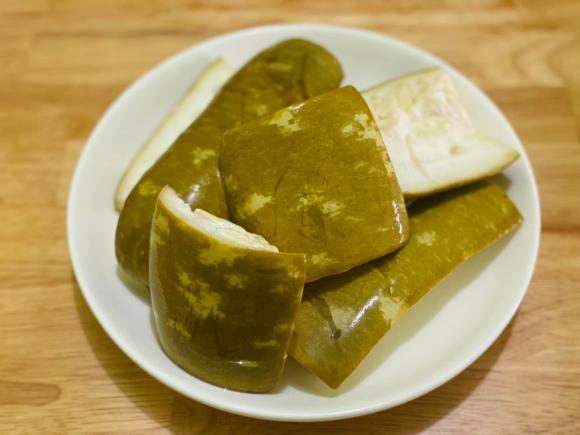 muối bầu, bầu muối chua, canh bầu, xào bầu muối