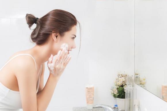 da mặt, rửa mặt đúng cách, chăm sóc da