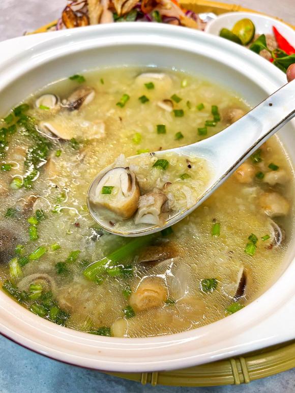 cháo gà, món cháo, món ngon từ thịt gà