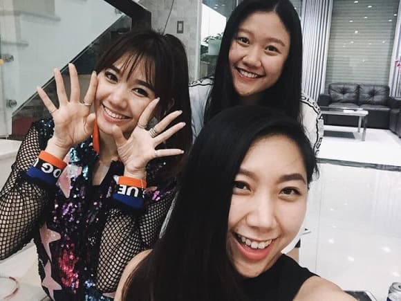 em gái Trấn Thành, Hari Won, Huỳnh Mi