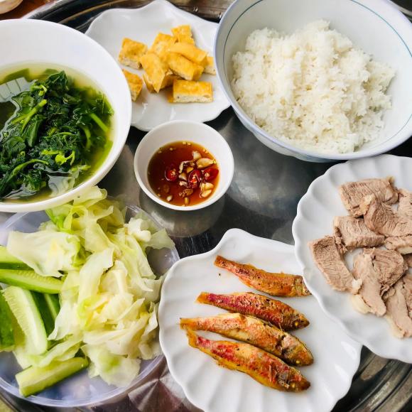 mâm cơm, mâm cơm cho người f0, món ngon 