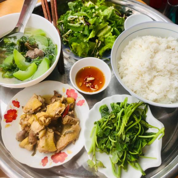 mâm cơm, mâm cơm cho người f0, món ngon 