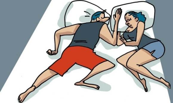 tử thế ngủ, chuyện vợ chồng, vợ chồng ngủ với nhau