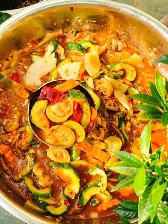 dưa cà mắm nêm, công thức muối dưa cà mắm nêm, dưa cà muối