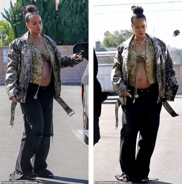 Tuần lễ thời trang Paris, Rihanna, bà bầu, thời trang
