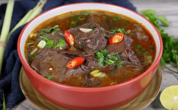 luộc tiết, mẹo luộc tiết, món ngon
