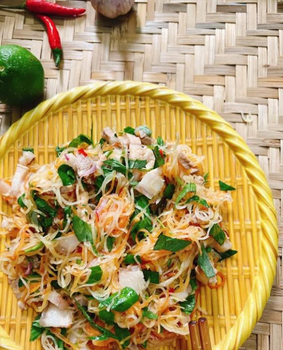  nộm với thịt luộc, cách làm nộm thịt luộc, món ngon 