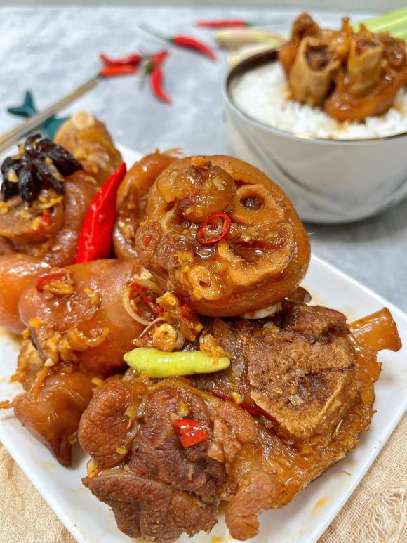 giò heo, giò heo kho coca, món ngon 