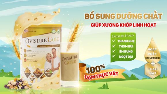 Sữa hạt Ovisure Gold, Sữa hạt xương khớp, chăm sóc sức khỏe
