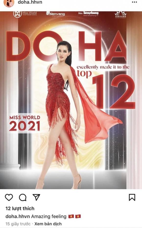 hoa hậu Đỗ Thị Hà, Miss World 2021, sao Việt