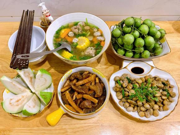 mâm cơm, mâm cơm đẹp ngon, mâm cơm hè 