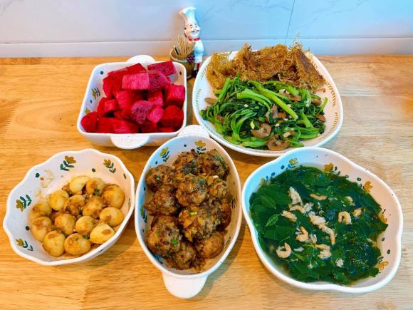 mâm cơm, mâm cơm đẹp ngon, mâm cơm hè 