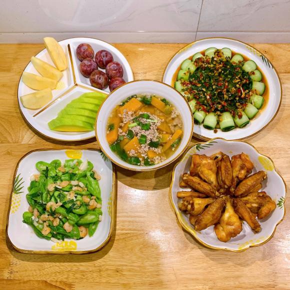 mâm cơm, mâm cơm đẹp ngon, mâm cơm hè 