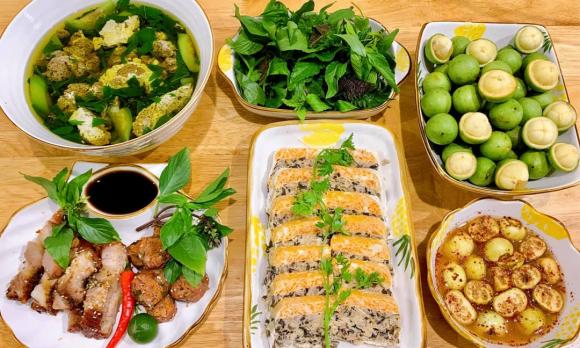 món ngon, ăn ngon, mâm cơm nhà 