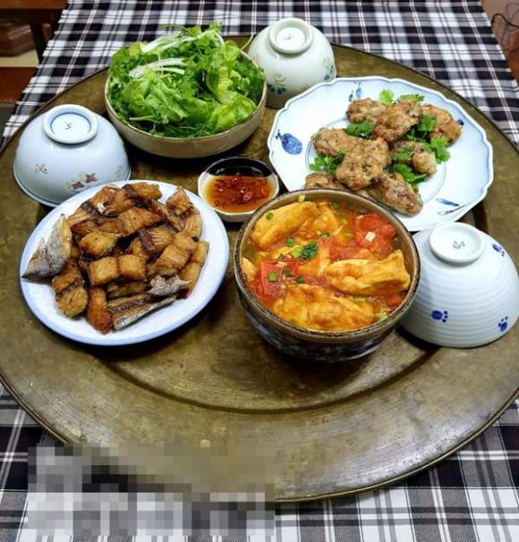 món ngon, ăn ngon, mâm cơm nhà 