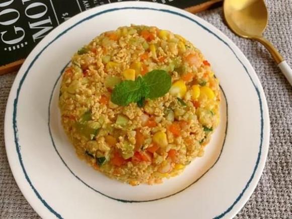 cơm chiên, chiên rau, món ngon mỗi ngày