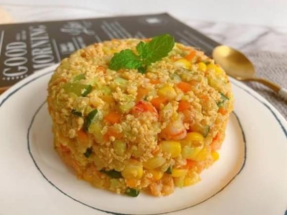 cơm chiên, chiên rau, món ngon mỗi ngày