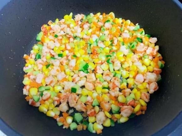 cơm chiên, chiên rau, món ngon mỗi ngày