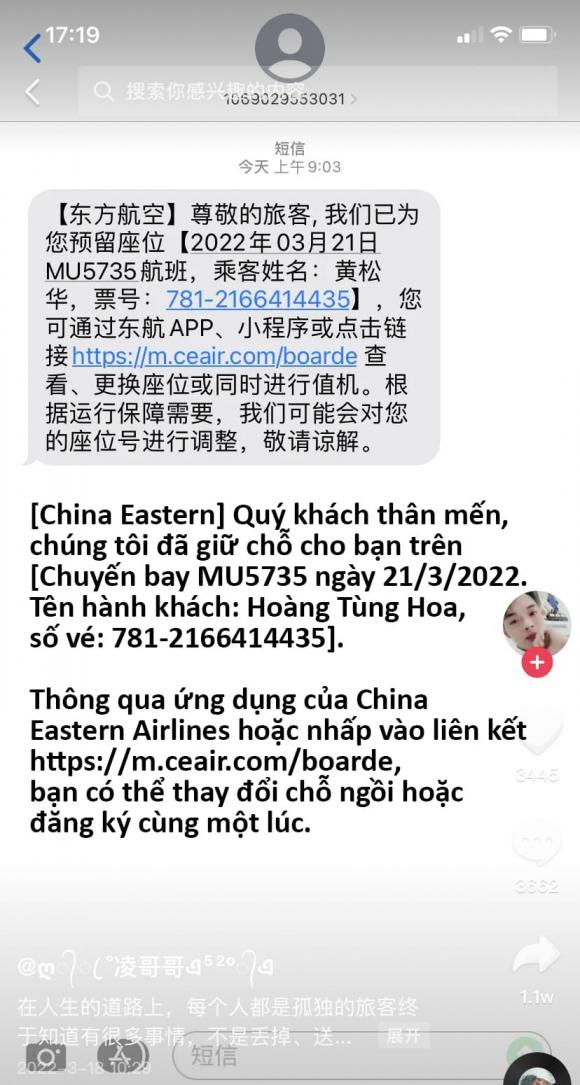 rơi máy bay ở trung quốc, máy bay chở 132 người, máy bay rơi, tai nạn hàng không, chuyến bay MU5735
