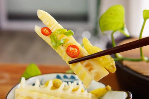 măng, măng xuân, măng ngâm chua, măng ngâm giấm ớt, dạy nấu ăn