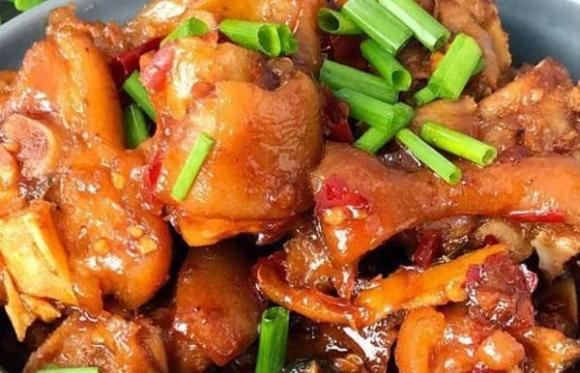 chân giò kho, chân giò kho quẹt, món ngon mỗi ngày