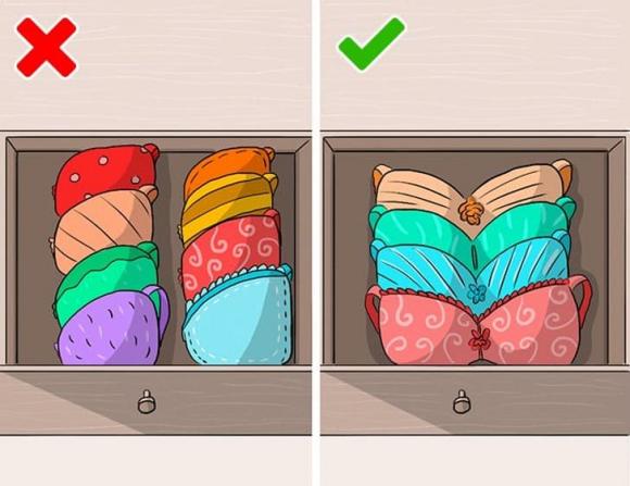treo quần áo, sắp xếp quần áo, cách treo quần áo, bảo quản quần áo