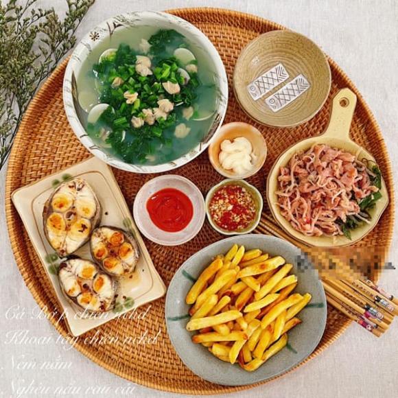 mâm cơm cuối tuần, mâm cơm ngày nóng, món ngon 