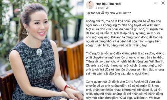 hoa hậu thu hoài, sao việt 