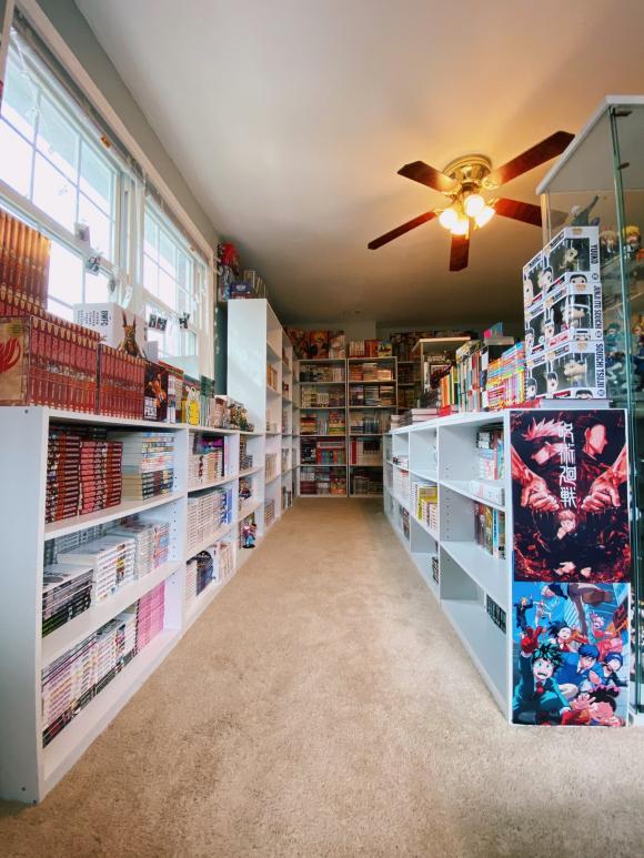 phòng đọc truyện  11 phòng truyện, cách bố trí phòng truyện, phòng truyện tại nhà