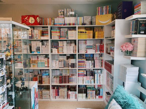 phòng đọc truyện  17 phòng truyện, cách bố trí phòng truyện, phòng truyện tại nhà