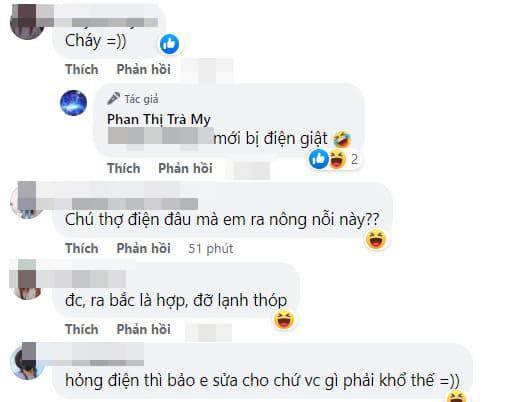 Trà My, Trà My đổi kiểu tóc, tóc sao Việt  