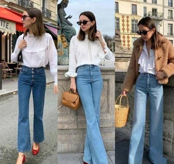 quần jean, mặc đẹp với quần jean, xu hướng quần jean 2022