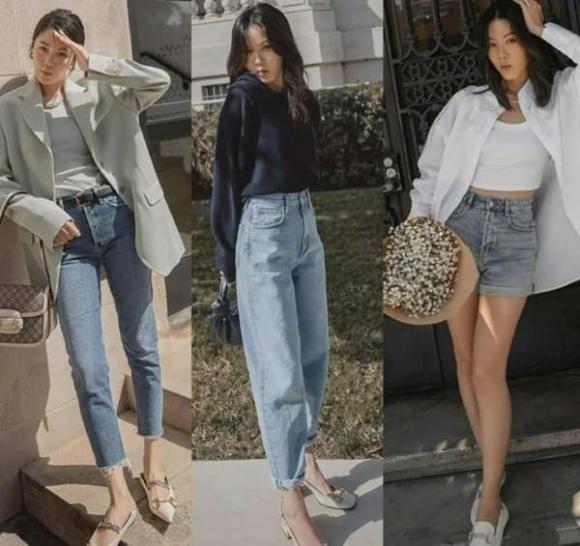 quần jean, mặc đẹp với quần jean, xu hướng quần jean 2022